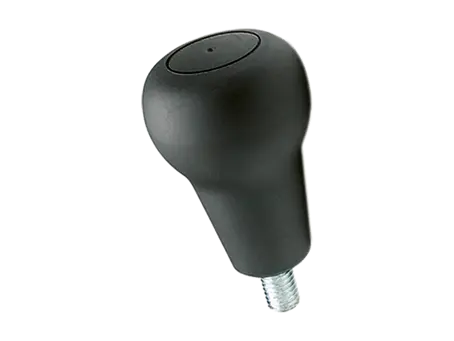 产品图片：ELESA® IEL+x SOFT - 旋转手柄 带螺纹末端带内六角槽的钢质镀锌螺柱