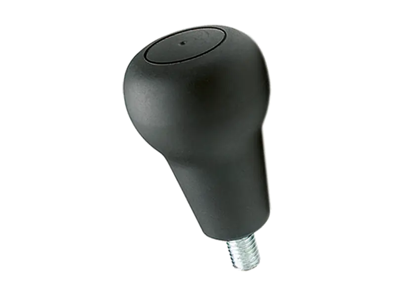 产品图片：ELESA® IEL+x SOFT - 旋转手柄 带螺纹末端带内六角槽的钢质镀锌螺柱