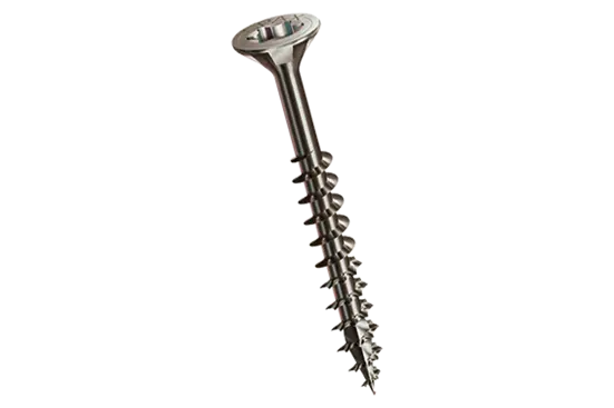 BN 15002 | Hexalobular (6 Lobe) socket flat countersunk head chipboard screws T-STAR plus, partially threaded with 4CUT point