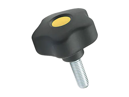 Product image of ELESA® VCT.p SOFT - Lobe knobs with threaded stud, steel zinc plated