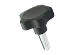 Product image of ELESA® VC.692 p - Lobe knobs with threaded stud, steel zinc plated