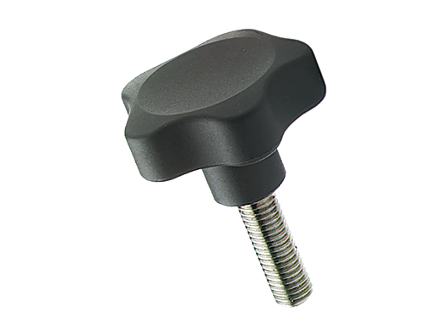 BN 20081 | Lobe knobs with threaded stud, stainless steel