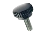 Product image of ELESA® B.193-SST-p - Knurled grip knobs with threaded stud, stainless steel