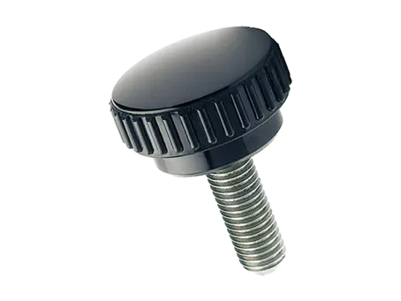 Product image of ELESA® B.193-SST-p - Knurled grip knobs with threaded stud, stainless steel