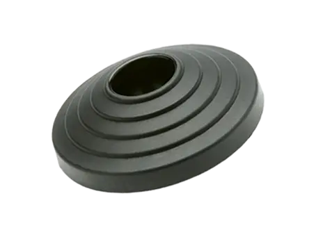 Product image of ELESA® LV.A-AS - Bases with NBR rubber no-slip disk, hardness 70 Shore A