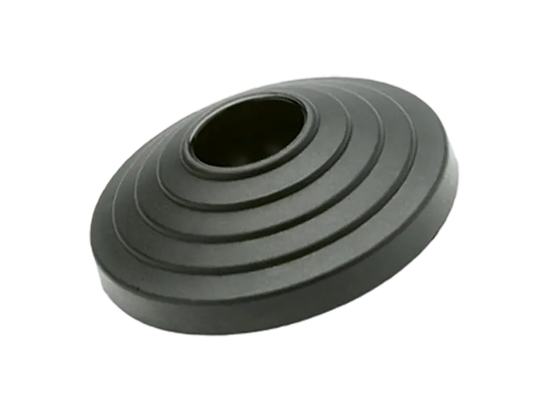Product image of ELESA® LV.A-AS - Bases with NBR rubber no-slip disk, hardness 70 Shore A