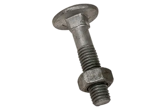 BN 20147 | Round head square neck bolts with hex nut