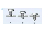 Assembly illustration for EJOT SHEETtracs® - Pan head screws with pressed washer with hexalobular socket Torx®