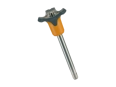 Product image of HALDER EH 22370. - Ball lock pins self-locking, with combination handle Handle: gray / orange