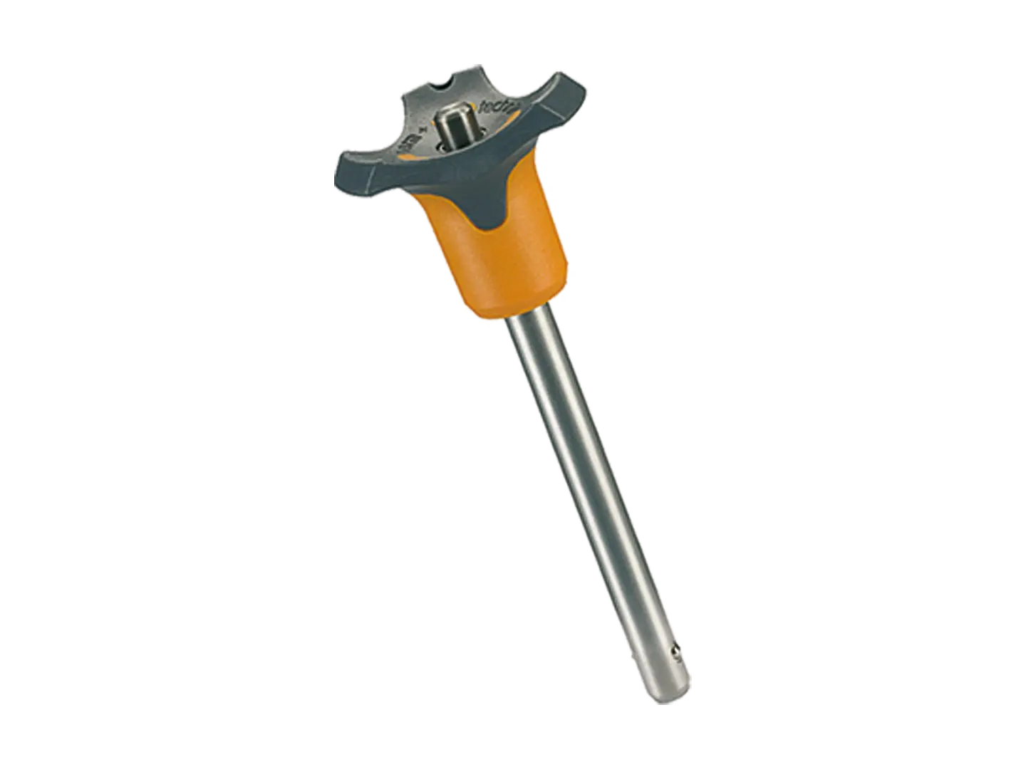 BN 20212 | Ball lock pins self-locking, with combination handle Handle: gray / orange