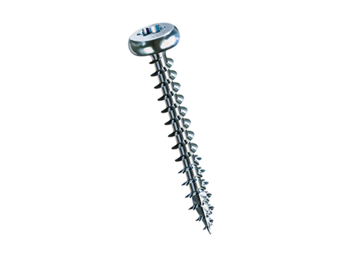 BN 20220 | Hexalobular (6 Lobe) socket pan head chipboard screws T-STAR plus, fully threaded with 4CUT point