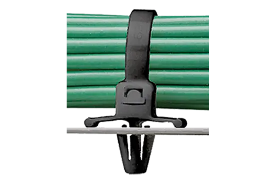 BN 20250 | Wing push mount cable ties heat stabilized