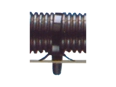 Product image of Panduit® Pan-Ty® - Wing push mount cable ties for corrugated loom tubings heat stabilized