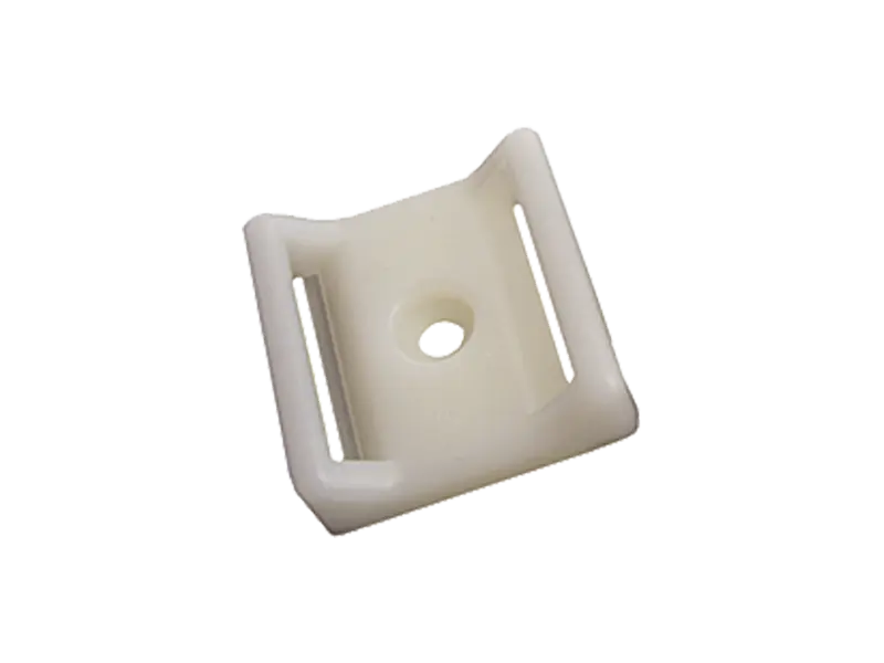 产品图片：Panduit® Tak-Ty® - 扣环式线束固定座 基于橡胶的粘合剂装配