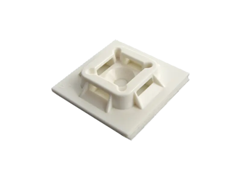 产品图片：Panduit® - 4向带背胶的固定座 用于线缆扎带