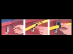 Assembly illustration for Panduit® Pan-Clamp™ - Heavy duty fixed diameter clamp