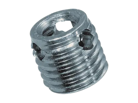 Product image of Ensat® SB 307/308 - Self-cutting thread inserts with cutting hole, for light metals, thermoplastics and thermoset plastics