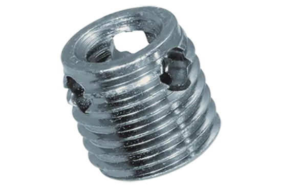 BN 20347 | Self-cutting thread inserts with cutting hole, for light metals, thermoplastics and thermoset plastics
