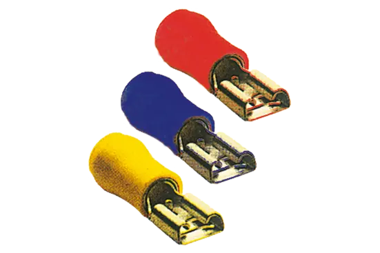 BN 20376 | Push-on terminals female with antivibration copper sleeve and PVC insulation