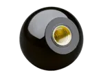 产品图片：ELESA® PLX-B - 普通球形手柄 带螺纹盲孔的黄铜嵌件
