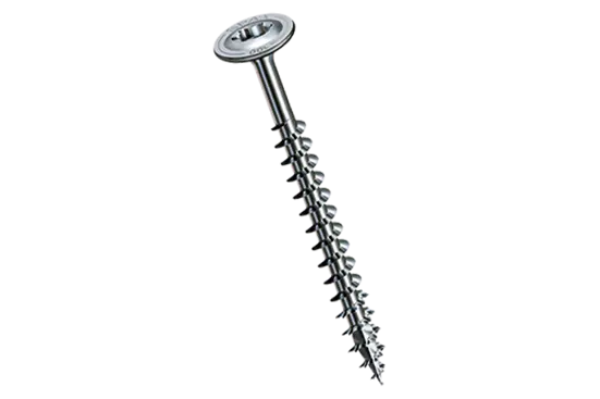 BN 20537 | Hexalobular (6 Lobe) T-STAR plus flange head screws for timber construction with 4CUT point