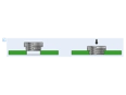 Assembly illustration for PEM® KFS2 - Self-clinching nuts for PC boards, other plastics and aluminum