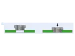 Assembly illustration for PEM® KFS2 - Self-clinching nuts for PC boards, other plastics and aluminum
