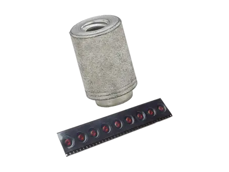 Product image of PEM® ReelFast® SMTSO - Surface mount spacers with thread with adhesive patch, on tape for PC boards