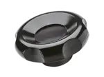 Product image of ELESA® VL.640 FP - Lobe knobs with metal boss black-oxide steel boss, reamed through-hole