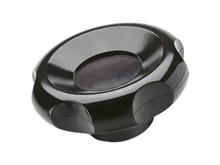 Product image of ELESA® VL.640 FP - Lobe knobs with metal boss black-oxide steel boss, reamed through-hole