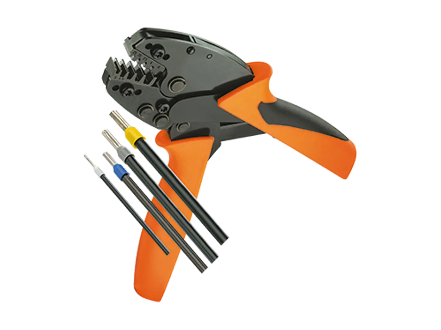 BN 20767 | 带梯形褶的压线钳 适用于带绝缘或不带绝缘的终端端子