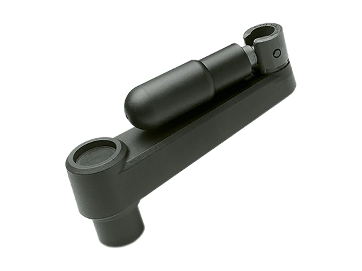 BN 21221 | Crank handles with handle, black-oxide steel boss