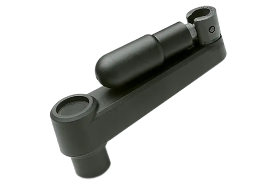 BN 21221 | Crank handles with handle, black-oxide steel boss