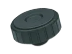 Product image of ELESA® MBT-B-SOFT - Fluted grip knobs with brass boss with blind hole H9