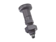Product image of ELESA® PMT.101-A/AK - Indexing plungers with hex collar and locking pin steel hardened black-oxyde