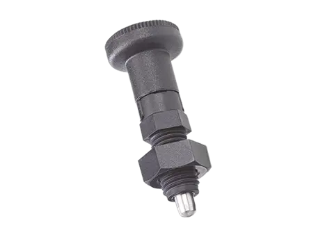 Product image of ELESA® PMT.101-SST-A/AK - Indexing plungers with hex collar and locking pin stainless steel