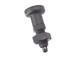 产品图片：ELESA® PMT.100-A/AK - 带六角衬套不待锁紧的分度销 黑色氧化硬化钢销