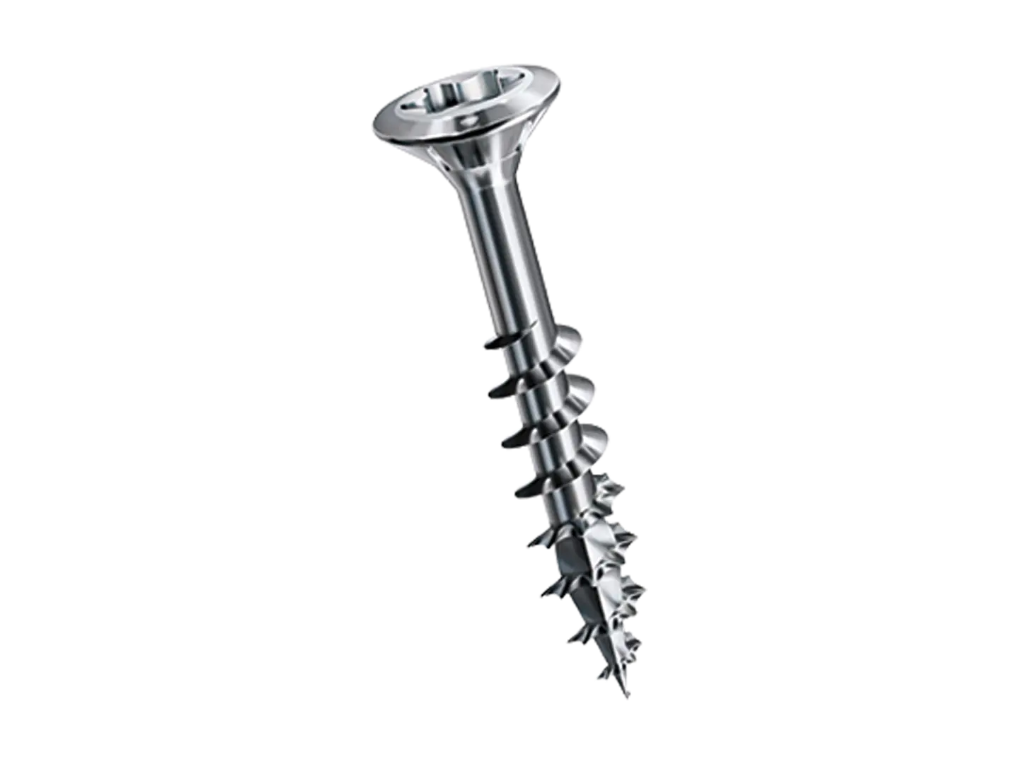 BN 21603 | Hexalobular (6 Lobe) socket flat countersunk head window screws with T-STAR plus, partially threaded, restraining ribs with 4CUT point