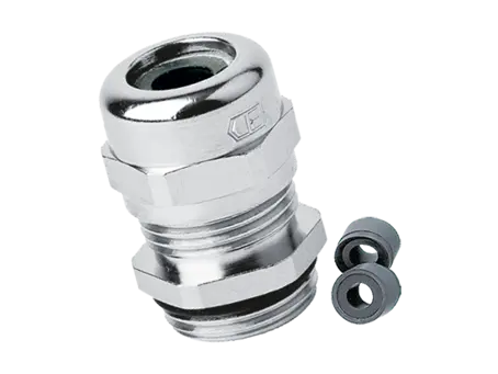 Product image of JACOB® PERFECT - Cable glands with metric thread and 2-part reducing sealing ring for wide clamping range