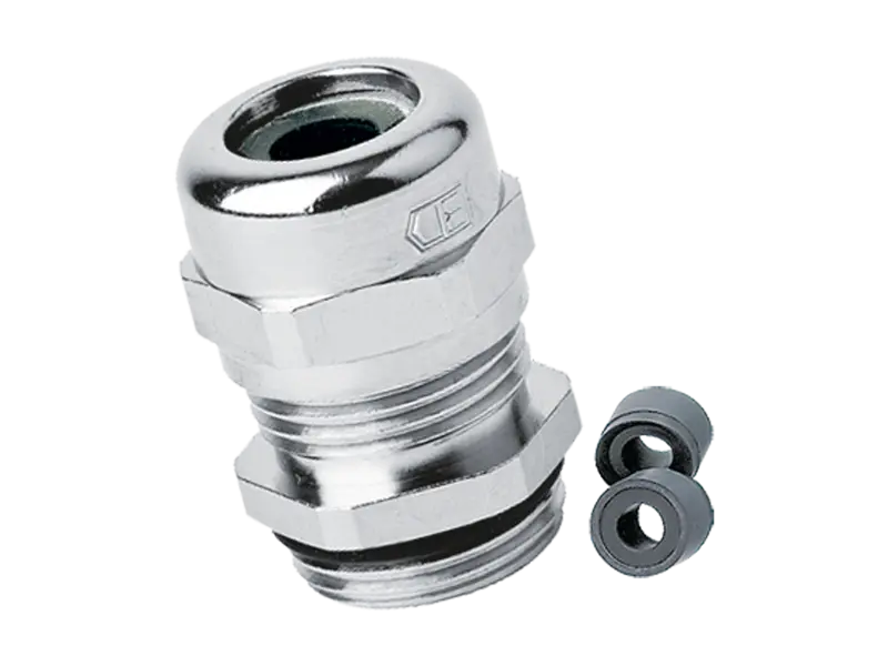 Product image of JACOB® PERFECT - Cable glands with metric thread and 2-part reducing sealing ring for wide clamping range