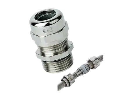 Product image of JACOB® PERFECT - EMC-cable glands with metric thread and contact spring made in stainless steel long