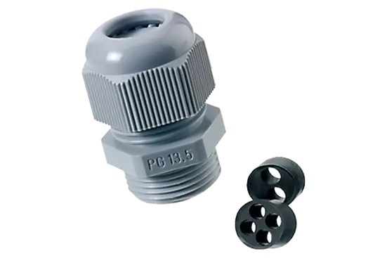 BN 22213 | Cable glands with Pg thread and sealing insert for installation of several cables