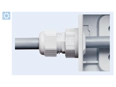 Functional principle of JACOB® PERFECT Fix - Cable glands without thread for quick installation