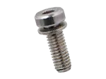 Product image of Hex socket head cap screws with low head and captive ripped lock washer