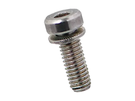 Product image of Hex socket head cap screws with low head and captive ripped lock washer