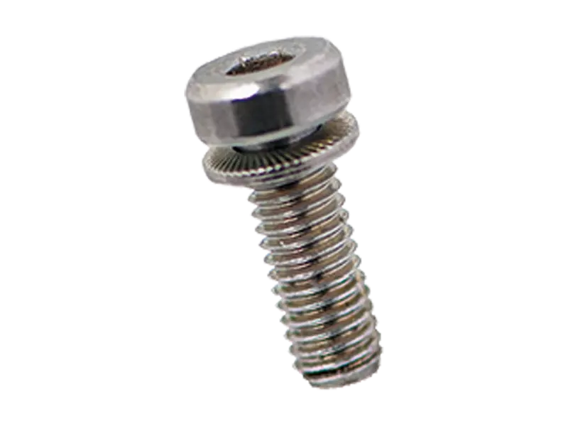 Product image of Hex socket head cap screws with low head and captive ripped lock washer