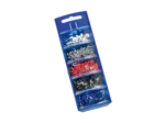产品图片：终端套管分类盒，蓝色 绝缘单独终端套管，DIN色彩系列