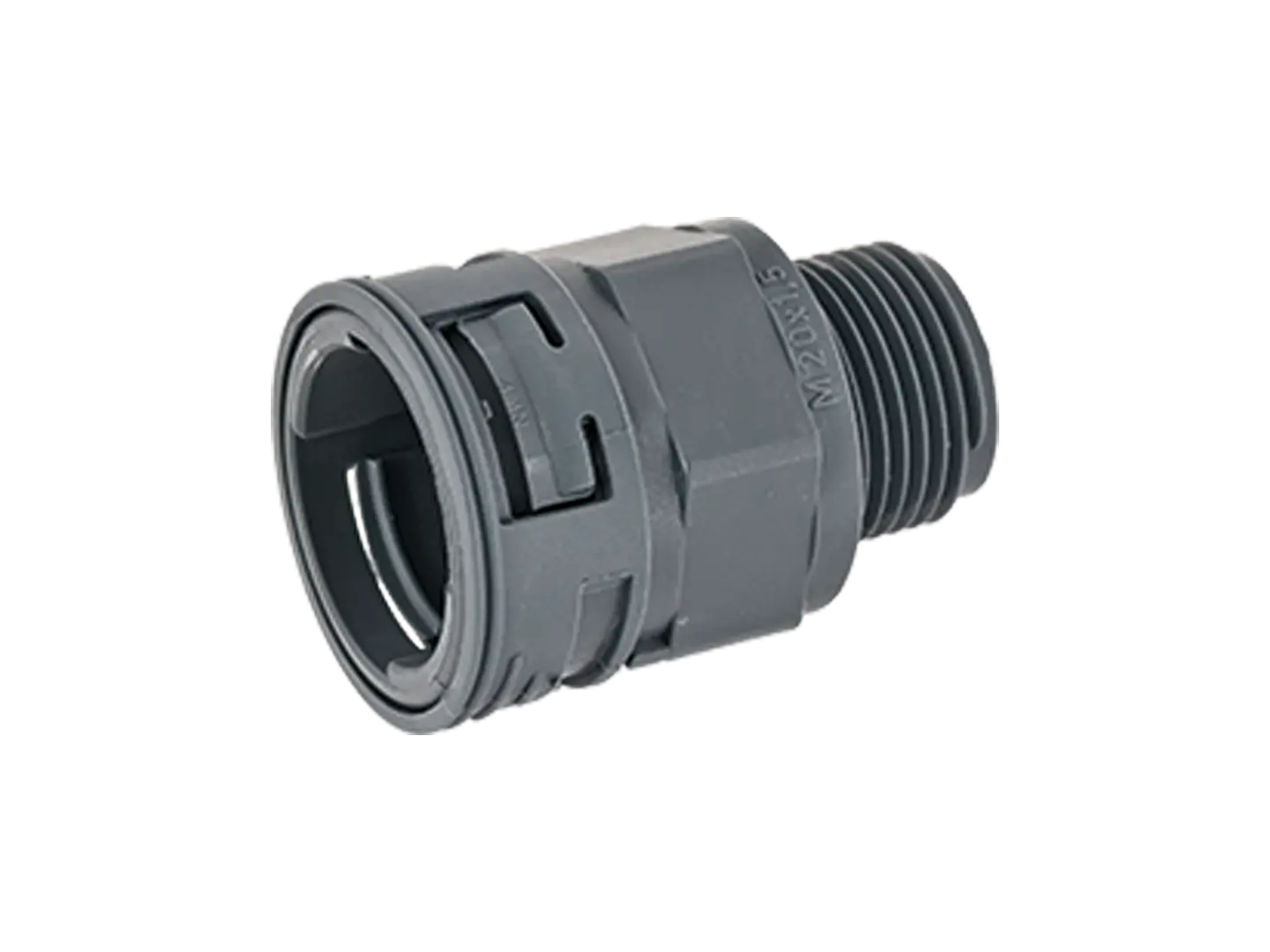 BN 22672 | Straight connectors with integrated seal and male thread