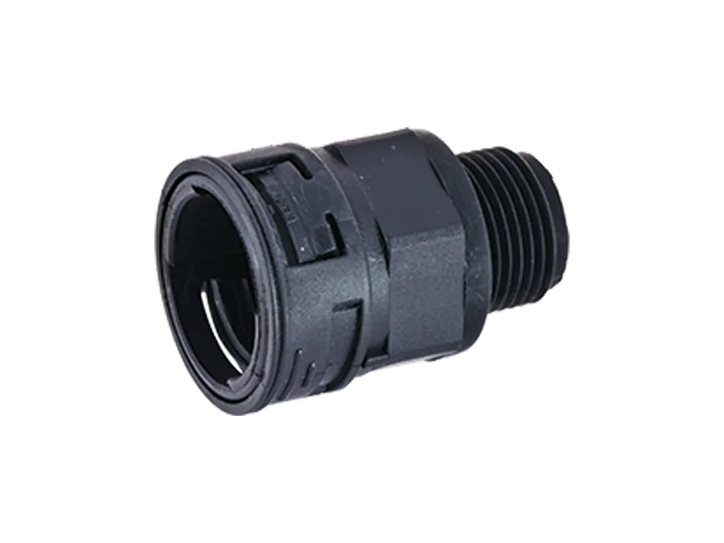 BN 22673 | Straight connectors with integrated seal and male thread