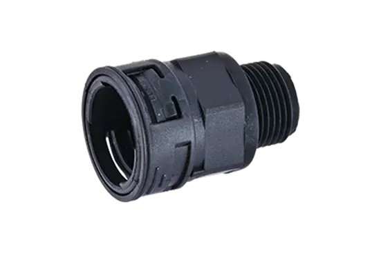 BN 22673 | Straight connectors with integrated seal and male thread